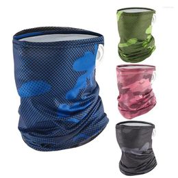 Motorcycle Helmets Neck Gaiter Masque Bandana Protection Riding Heat Insulation Ice Silk For Mount Men Women