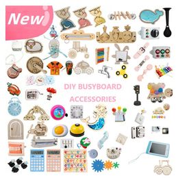 New Arrival Montessori Busyboard DIY Accessories Busy Board Pieces Learning Toys Toddlers Montessori Educational Toys