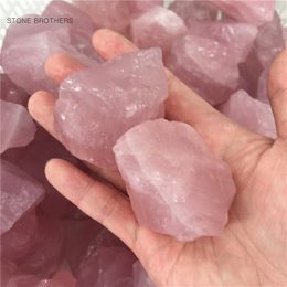 50-200g Natural Crystal Quartz Minerals Specimen Rose quartz Irregular Shape Rough Rock Stone Reiki Healing Home Decoration