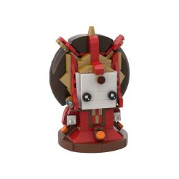 Space War Female-Warrior MOC-74774 Queen Amidala Brick Headzs Building Block Model Anakined Wife Particles Collectible Toy