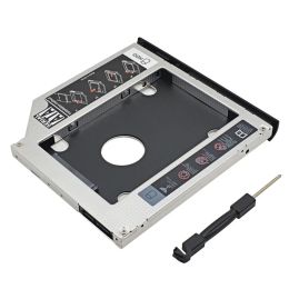 Enclosure High Performance 2nd HDD Caddy 9.5MM SATA III LED Indicator SSD HDD Enclosure Customized for HP EliteBook 2530p 2540p DVDROM