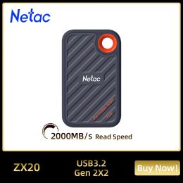 Drives Netac External Hard Drive Ssd 1TB Portable External Ssd HDD 512GB USB3.2 Gen2x2 TypeC for Latop Desktop