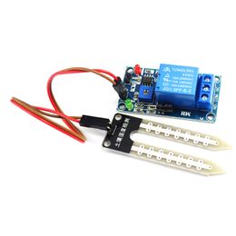 DC 5V 12V soil moisture sensor relay control module Automatic watering of the humidity starting switch DC 5V 12V soil moisture