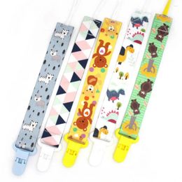 Storage Boxes Nipple Chain Animal Pattern Portable 29cm Multicolour Supplies Baby Pacifier Clip Cartoon -shaped Belt