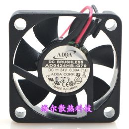 Cooling New original AD0405LBG70 5V 0.08A 4CM 4010 2wire double ball cooling fan