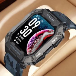 Watches Military Sports Men Smart Watch Fitness Tracker 5ATM Waterproof Intelligent Watches Wrist Smartwatch for Xiaomi Huawei iOS 2023