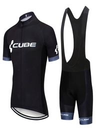 Cycling Jersey set 2020 Pro TEAM CUBE cycling clothing Menwomen Summer breathable MTB bike jersey bib shorts kit Ropa Ciclismo2121456