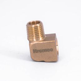 1/8" 1/4" 3/8" NPT Female To Male Elbow 90 Degree Brass Block Pipe Fitting Coupler Connector Water Gas Fuel