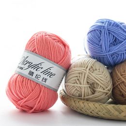 1Pc=50g Crochet Yarn Acrylic Knitting Yarn Soft Warm Baby Yarn for Hand Knitting Wool DIY Sweater 64Colors Available