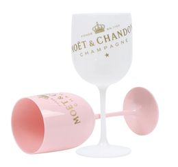 480ml wine plastic glass party white champagne double door cocktail glass champagnes flute 8CM Inventory Whole3639599