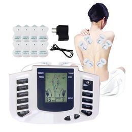 Relaxing Body Muscle Massager Tens Relief Pain Therapy Acupuncture Neck Back Foot Health Electric Slimming Massage Machine