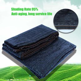 HDPE Anti-UV Flat Needle Sunshade Net Outdoor Garden Sunscreen Sunblock Shade Cloth Net Plant Greenhouse Cover 95% Shading Rate