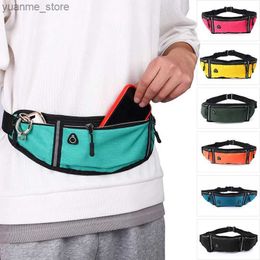 Sportväskor Ny Running Bag Womens Belt Bag Mens Sports Bag Fanny Pack Telefon Bag Fitness Running Telefon Bag Running Bicycle Bag Y240410