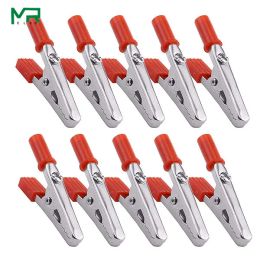 Insulated Crocodile clip Plastic Handle Cable Lead Test Charging Clamp Metal Crocodile Clamp Length 50mm