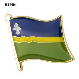 Noord-Brabant Flag Badge Flag Brooch National Flag Lapel Pin International Travel Pins Collections XY0511