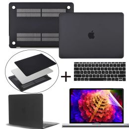 Cases Laptop Case for Apple Macbook Air 13 A2337/Pro 13 A2338/Pro16 15 14 Hard Shell Protector Cases+Keyboard Cover+Screen Protective