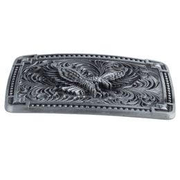 Vintage belt buckle for man woman Eagle material Jeans accessories Handmade GRAY Smooth Components ALLOY Decorative Waistband