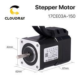 Cloudray Nema 17 Stepper Motor 0.3N.m 1.5A Closed Loop Stepper Servo Motor with Encoder for 3D printer CNC