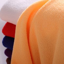 Plain Weave Towel for Adult, Strong Absorbent, superfine Fiber, Home Cleaning, Wash Hair Towel, 8 Colours