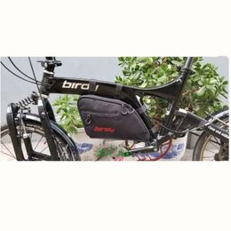 Folding bicycle frame bag for birdy bike bag beam