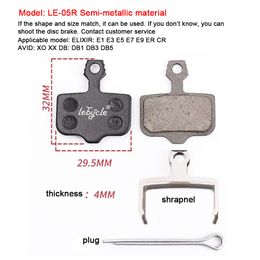 25 Pair MTB Bicycle Disc Brake Pads Resin/Metal/Ceramic Road Bike Hydraulic Brake Pads Universal for Shimano SRAM AVID ZOOM B01S