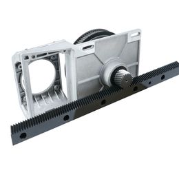1.5 Modulus Gearbox with long shaft / short shaft ratio 5 motor input hole 12.7mm / 14mm for 1.5 mod Helical / straight rack