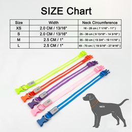 IPX7 Waterproof LED Dog Collar Christmas USB Charging Collar For Dogs Puppies Anti-Lost lead Pet Products Dog Accessories