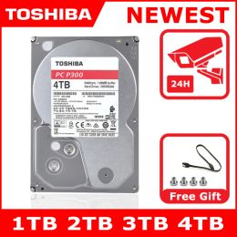 Drives Toshiba P300 Series 500G 1TB 2TB 3TB 4TB 6TB Desktop PC HDD Internal Surveillance VCR Hard disk driver 3.5" SATA3 6Gb/s