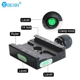 BEXIN QR-60S Camera Clamp Tripod Clamp Quick Release Clamp Ball Head RRS Compatible Adapter Mount Holder Bracket For Arca Swiss