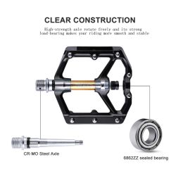 CXWXC Platform Bicycle Pedals CX-930 For MTB Mountain Bike BMX Hybrid Bikes Parts Sealed Bearing All-round Bike Pedals