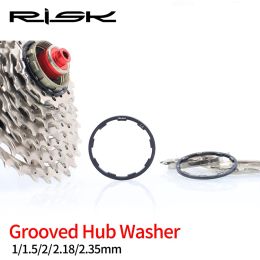 1-10Pcs RISK 1/1.5/2/2.18/2.35mm Bicycle Hub Washer MTB Bottom Bracket Spacers Flywheel Cassette Gasket Road Bike Freehub Washer