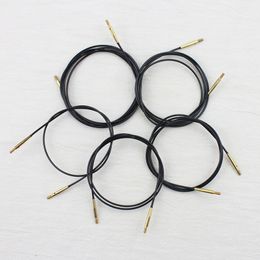 KnitPro Interchangeable Knitting Needle Cable Black Gold Cables