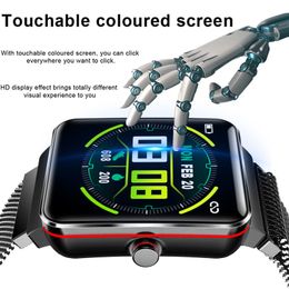 Blood Pressure Tracker Smart Band APP Notice Clock Reminder Smart Wristband Heart Rate Alarm Dynamic UI Sports Smart Bracelet