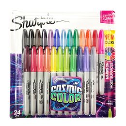 12/24 Colors/box Oil American Sanford Sharpie Permanent Markers,eco-friendly Marker Pen,sharpie Fine Point Permanent Marker