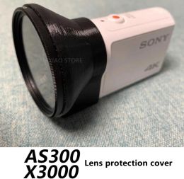 Accessories action camera Lens protection covers FDRX3000/HDRAS300 sport cameras riding hiking Antiscratch antidirty 49mm thread len cap