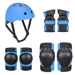 New Protective Gear Adult 7Pcs/Set Skating Riding Balance Bike Helmet for Kids Knee Protector for Work Elbow Brace Knee Support