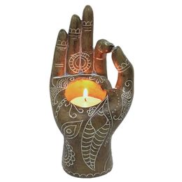 Buddha Candlestick Concrete Planter Moulds Diy Hand Shape Concrete Candle Holder Mould Wedding Crafts Decorations Tealight Decor