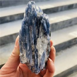 Rare Blue Crystal Natural Kyanite Rough Gem stone mineral Specimen Healing