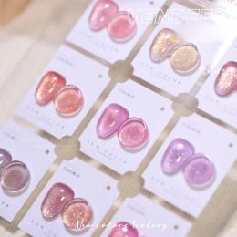 Gel 9colors Sweet Korean Style Nude Pink Colour Jelly Transparent Nail Gel Polish UV Soak Off Nail Gel Varnish Nail Art Accessories