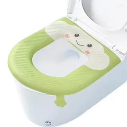 Toilet Seat Covers Cute Cover Washable Cushion Pad Universal Assistance Cushions With Handle For O V U-Shaped