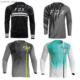 Cycling Shirts Tops Mens BAT Downhill Jerseys Long Sleeve Mountain Bike Jersey Camiseta Motocross T-shirt Enduro Motorcycle Clothing Y240410