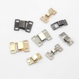 20pc Square Metal Buckle line Seam Copper Collar Hook Wind Buckle For Craft Collar Hooks Metal Knobs Invisible Sewing Accessorie
