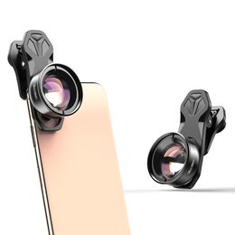 APEXEL 100mm Super Macro Lens Lens, HD Optic Camera Phone Lenses for iPhone and Android