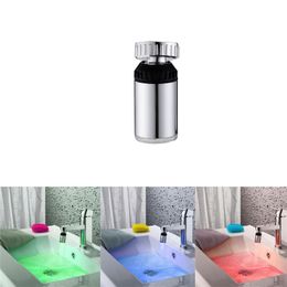 LED Water Glow Light 7 Color Changing Led Shower Tap Head Home Bathroom 24mm for Kitchen Tap