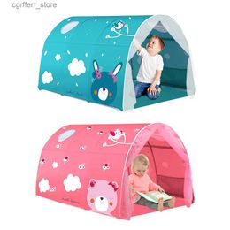 Toy Tents Bed Canopy Dream Kids Play Tents Playhouse Privacy Space Boys Girls Toddlers Pop Up Portable Frame Curtains Bed Tent Indoor Toys L410