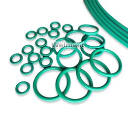 10pcs Wire Diameter 1.0mm OD3-32mm Oil Resistant FKM Fluorine Rubber Sealing Ring Fluoroelastomer O-Ring Seal Gasket