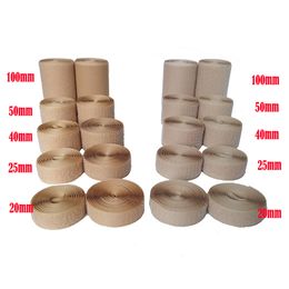 Khaki no adhesive hook loop fastener tape sewing Accessories tape sticker straps couture clothing 20/25/40/50/100mm DIY