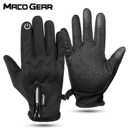 Waterproof Tactical Winter Cycling Fleece Glove Combat Shooting Hiking Hunting Sports Touch Screen Mitten Full Finger Gloves Men