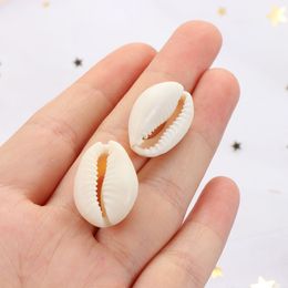 20PCS/Pack DIY Craft Beach Loose Beads Necklace Accessories Natural Cowrie Conch Shell Bracelet Seashells