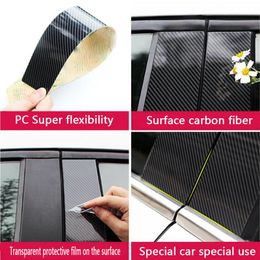 Car PC Material Pillar Post Cover Door Trim Window Moulding Stickers Plate Parts For VW Volkswagen Atlas Teramont X 2017-2023